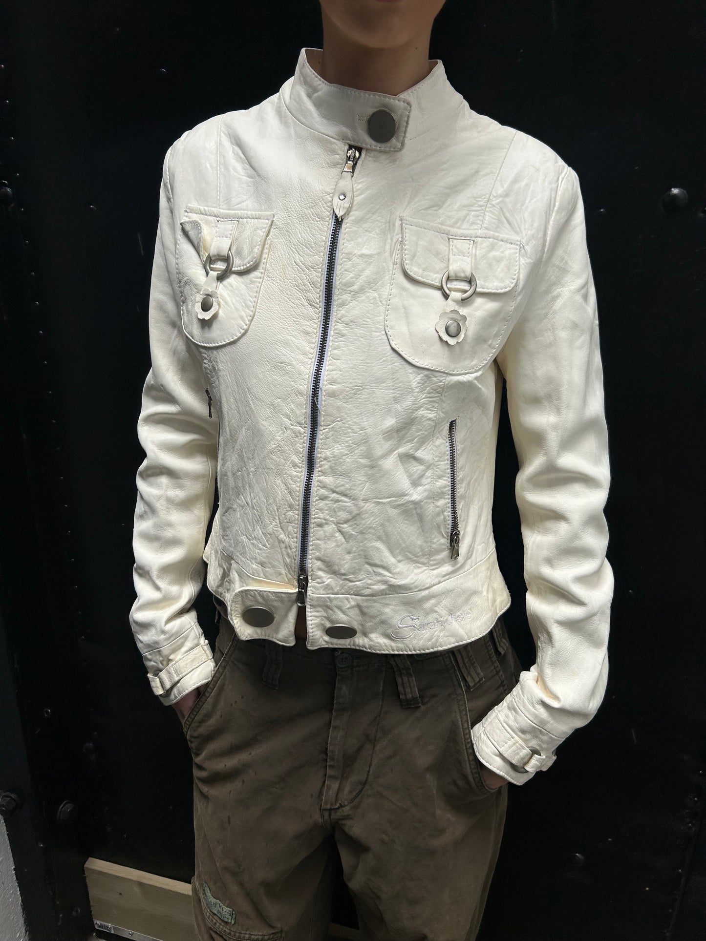 SARAH COLE LEATHER JACKET