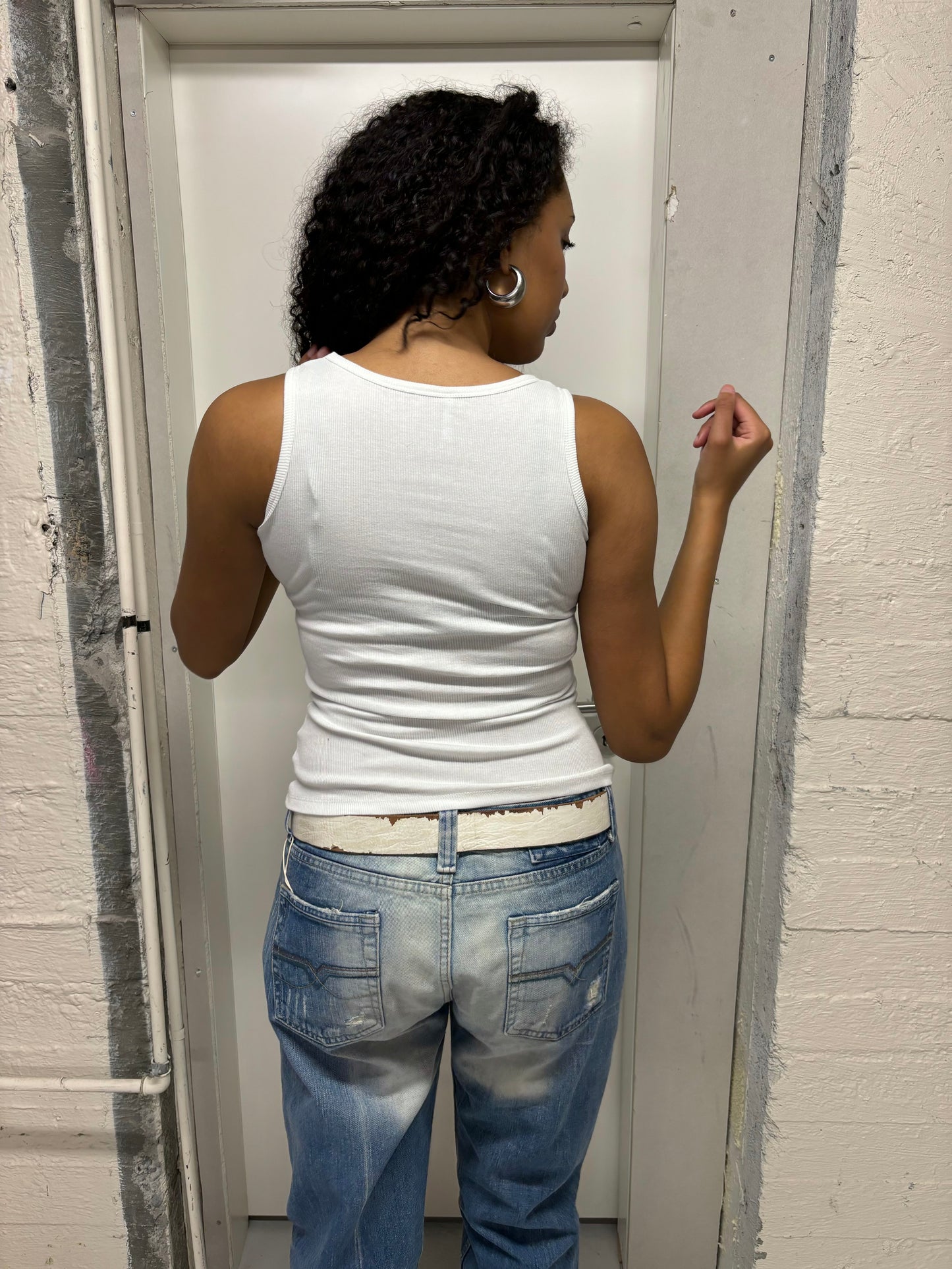 JUST CAVALLI LEATHER BELT