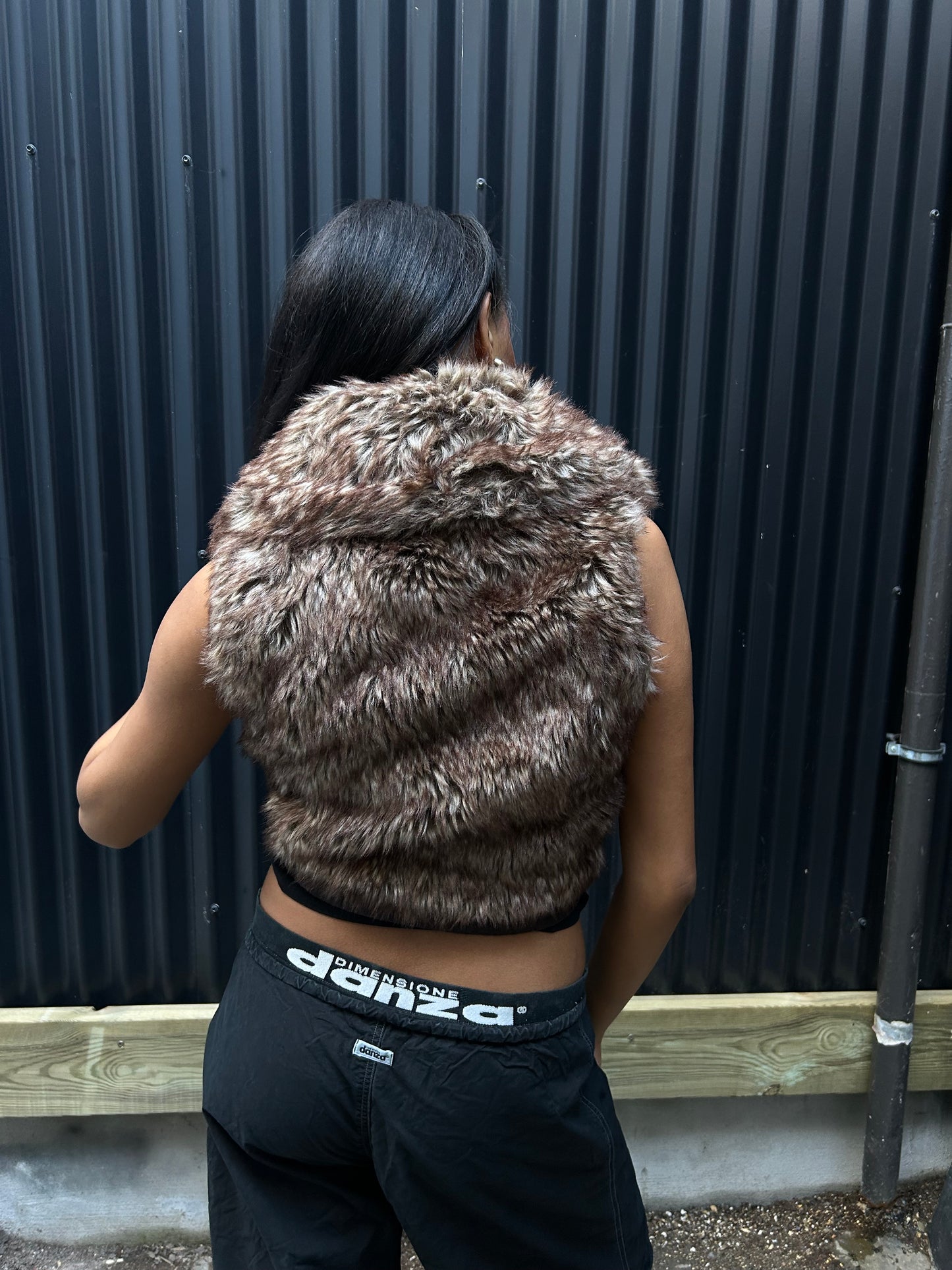 FAUX FUR VEST