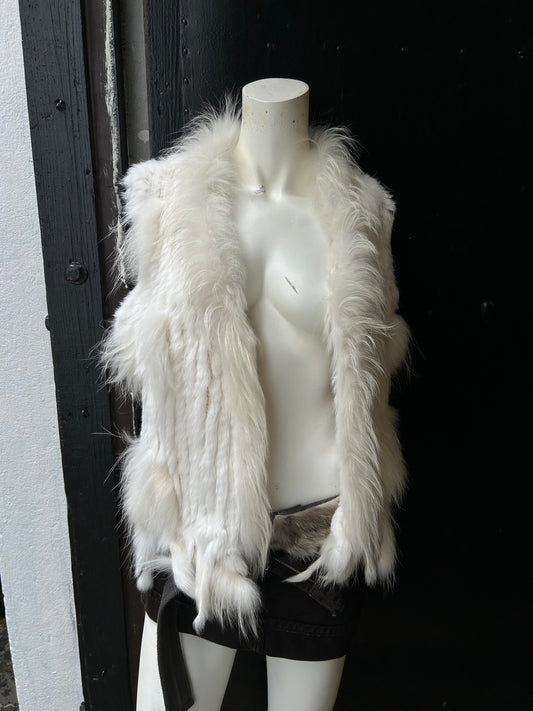 RABBIT FUR VEST