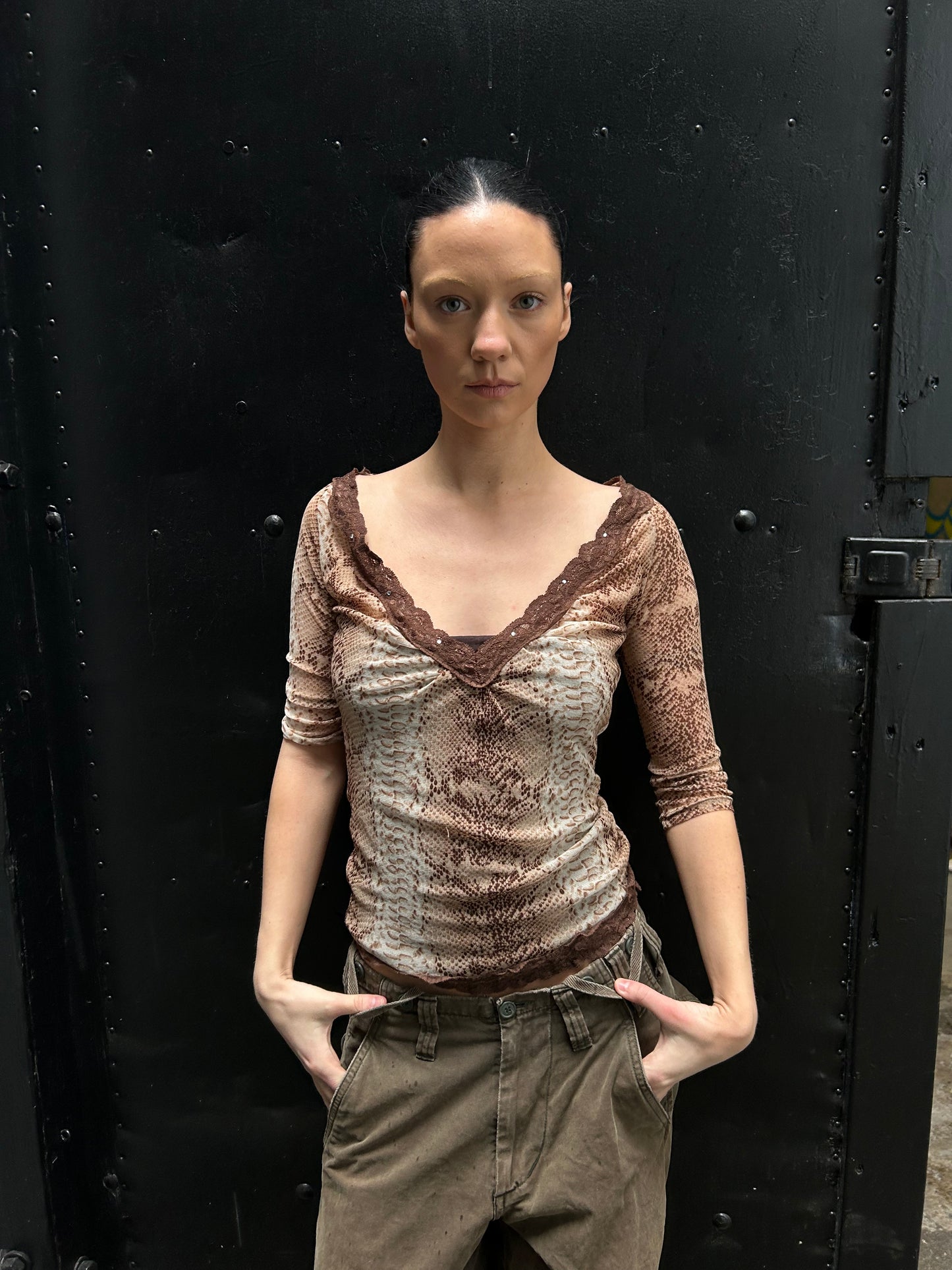 SNAKEPRINT SHIRT
