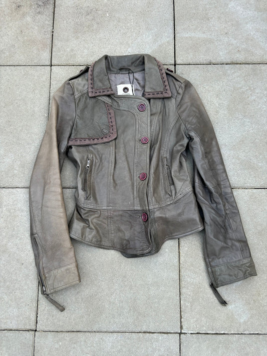 OBJECT LEATHER JACKET