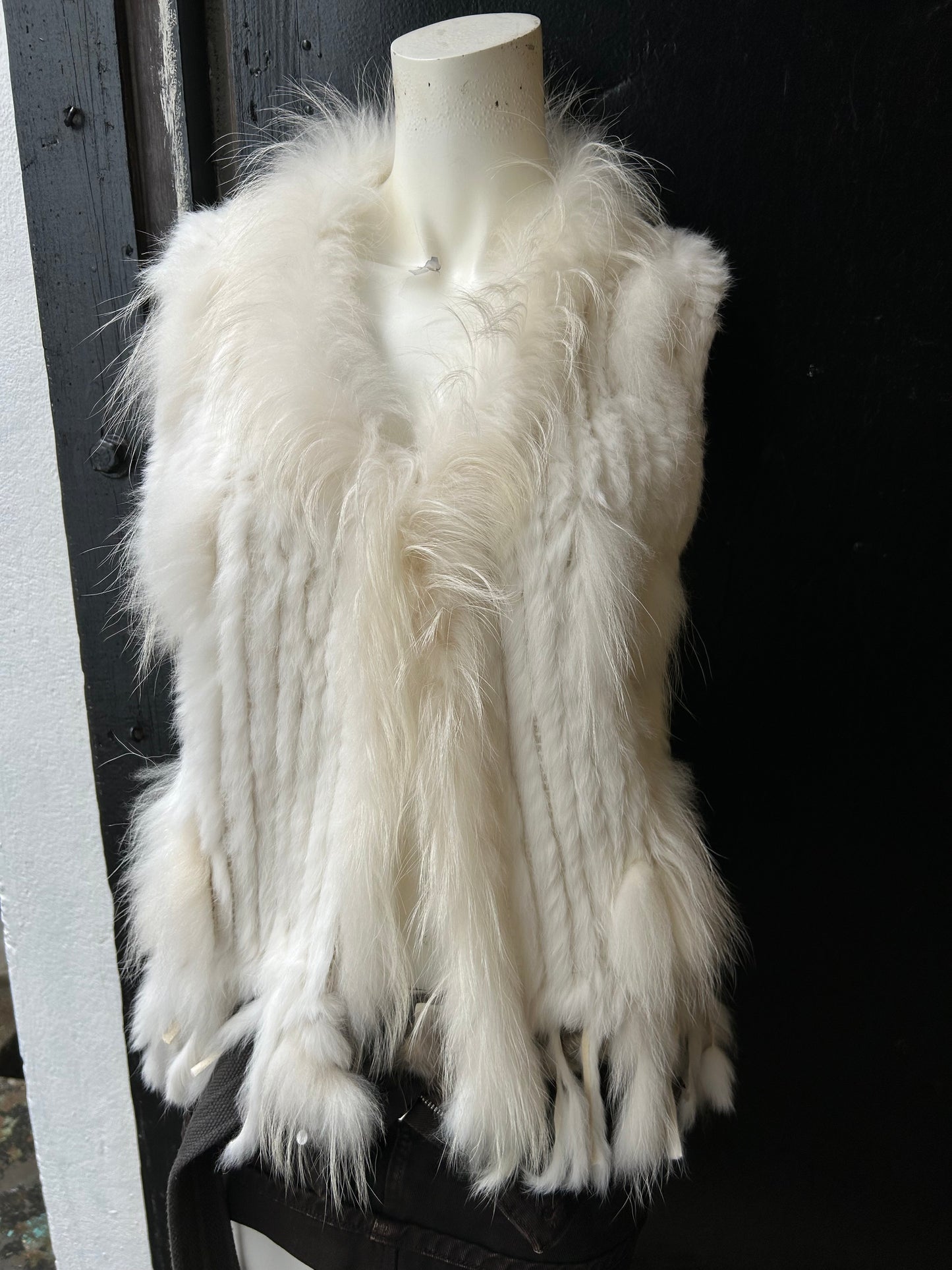 RABBIT FUR VEST