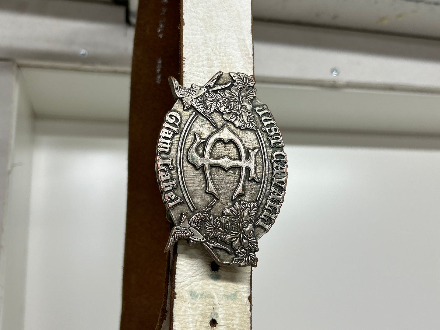 JUST CAVALLI LEATHER BELT