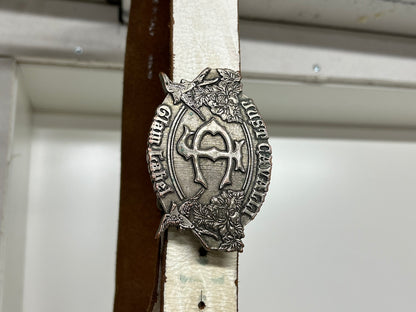 JUST CAVALLI LEATHER BELT