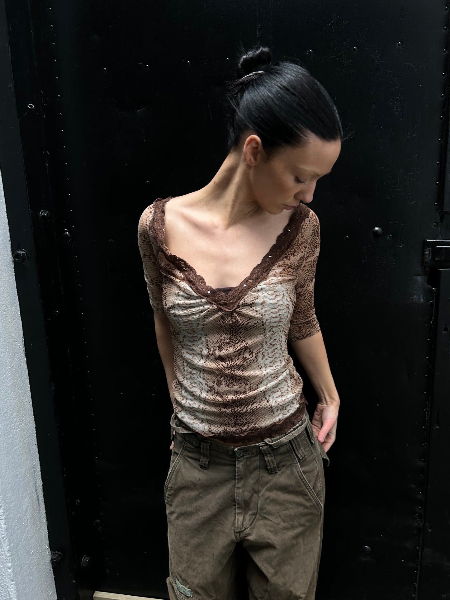 SNAKEPRINT SHIRT