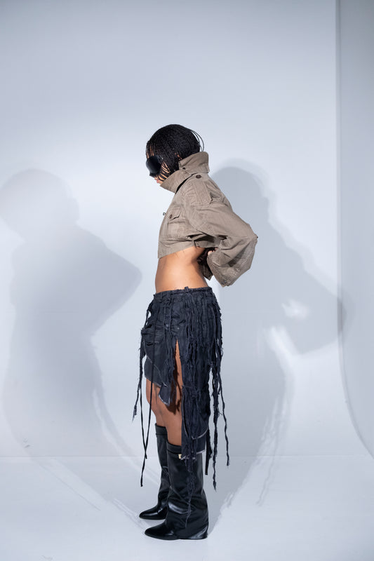 THESS DISTRESSED SKIRT