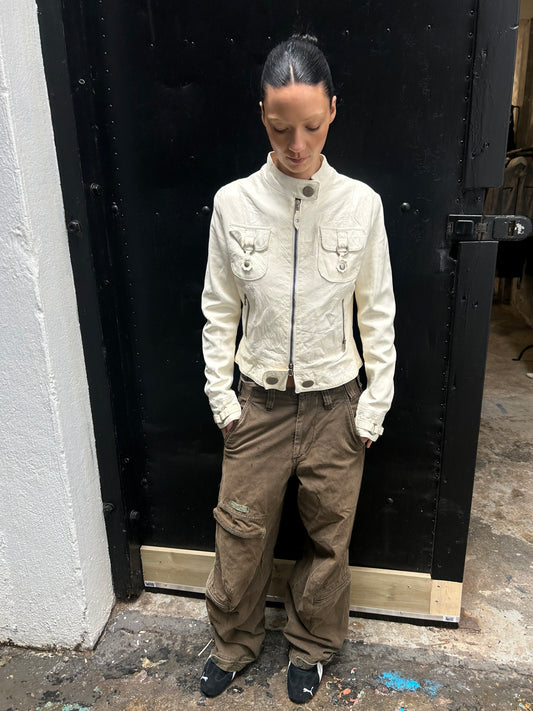 SARAH COLE LEATHER JACKET